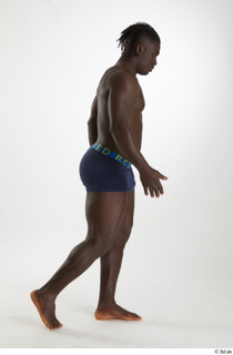 Kato Abimbo  1 side view underwear walking whole body…